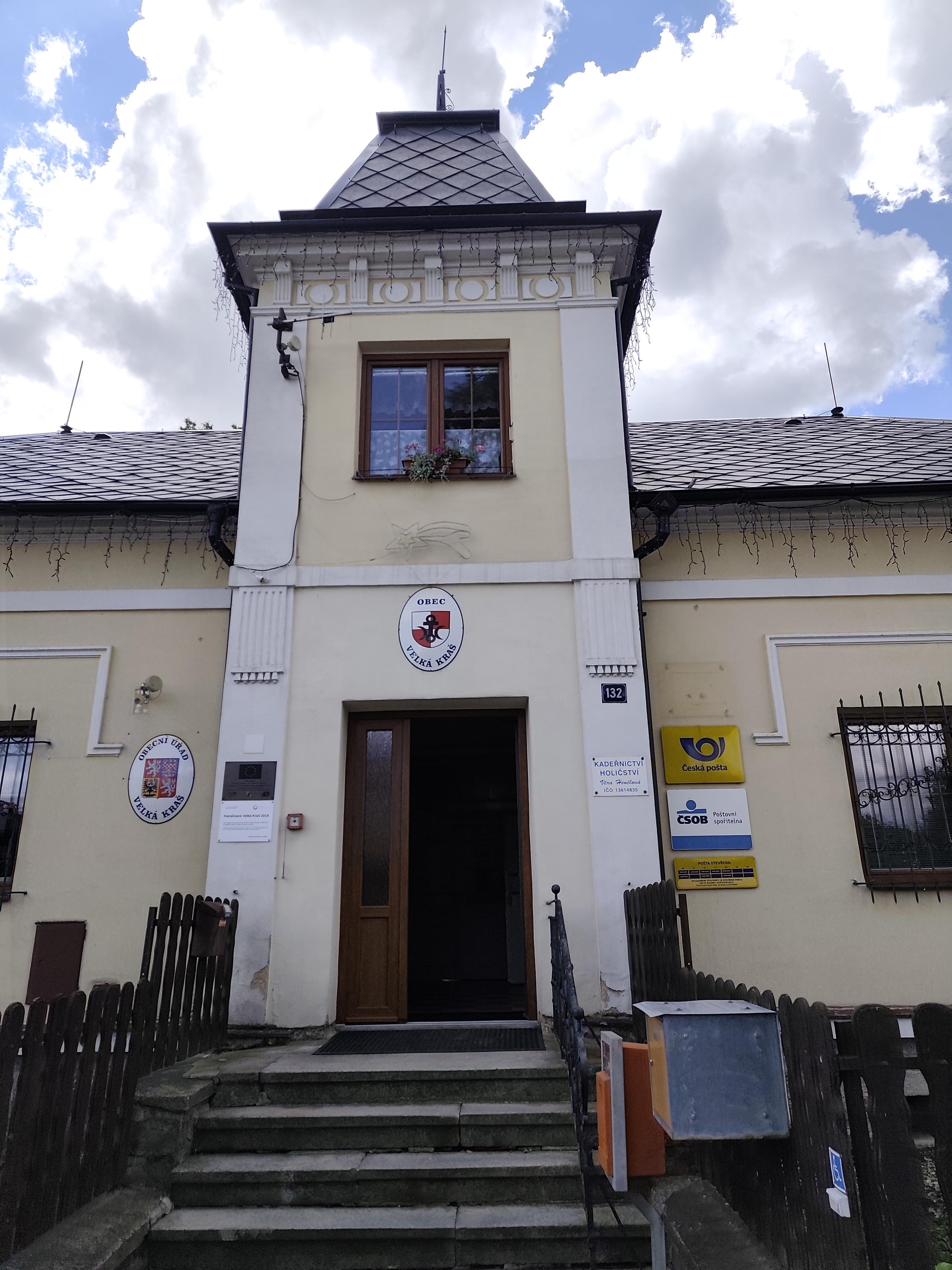 Velká Kraš - obecní úřad foto 2