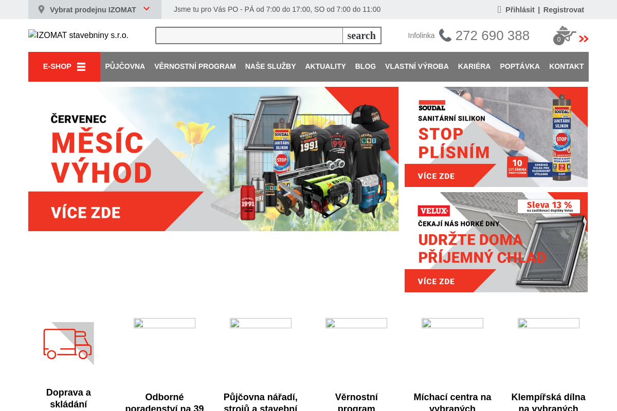 IZOMAT stavebniny