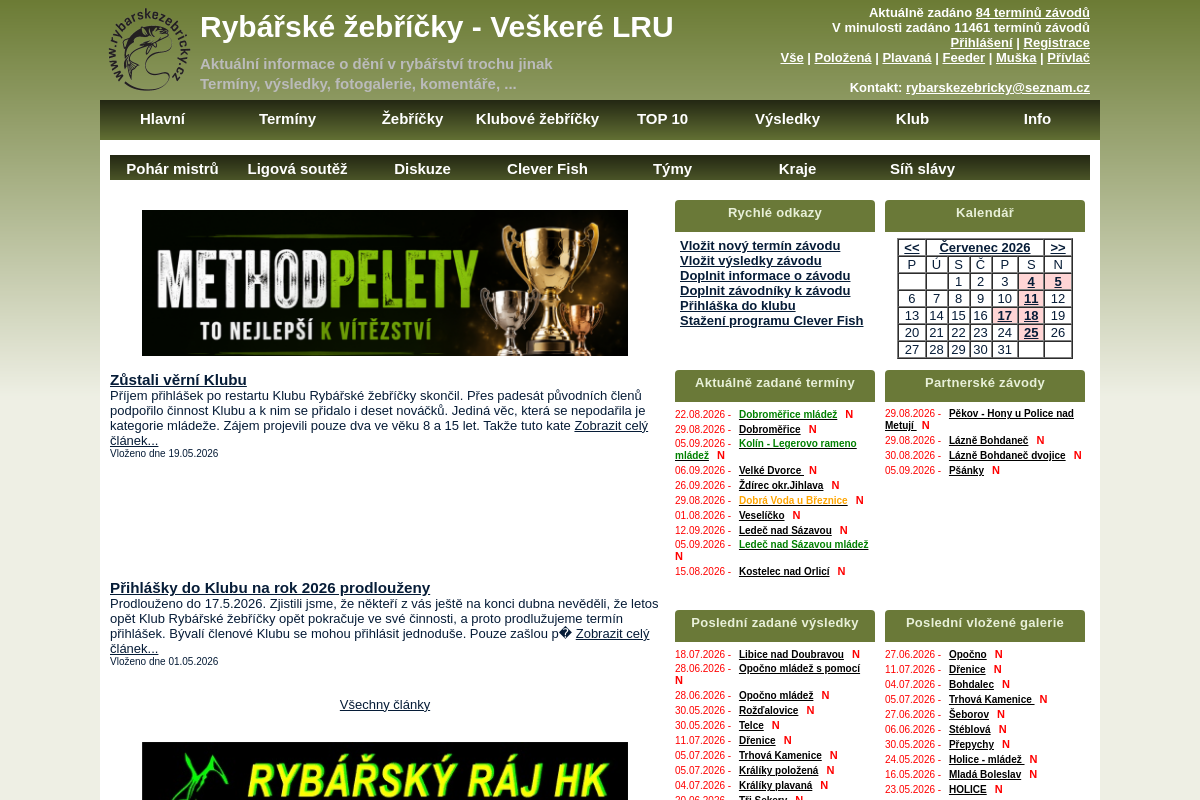 Rybářské žebříčky z.s.