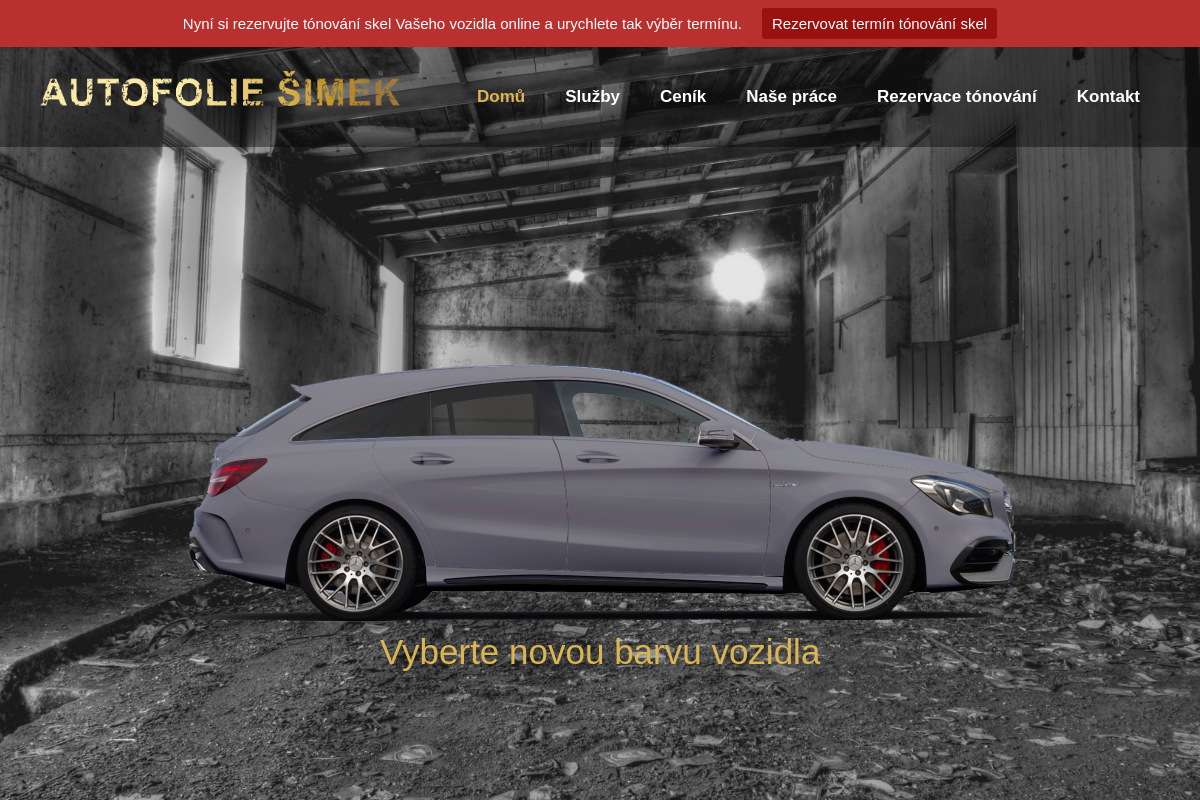 Autofolie Šimek