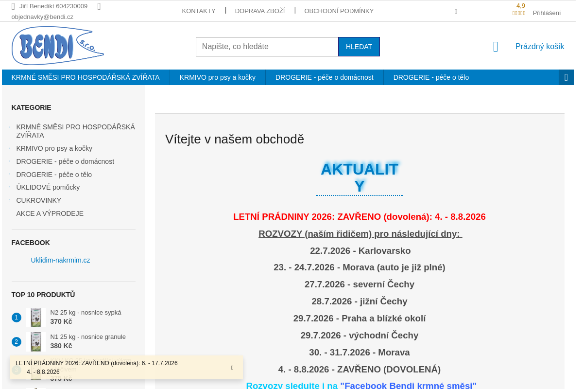 Uklidim-nakrmim.cz