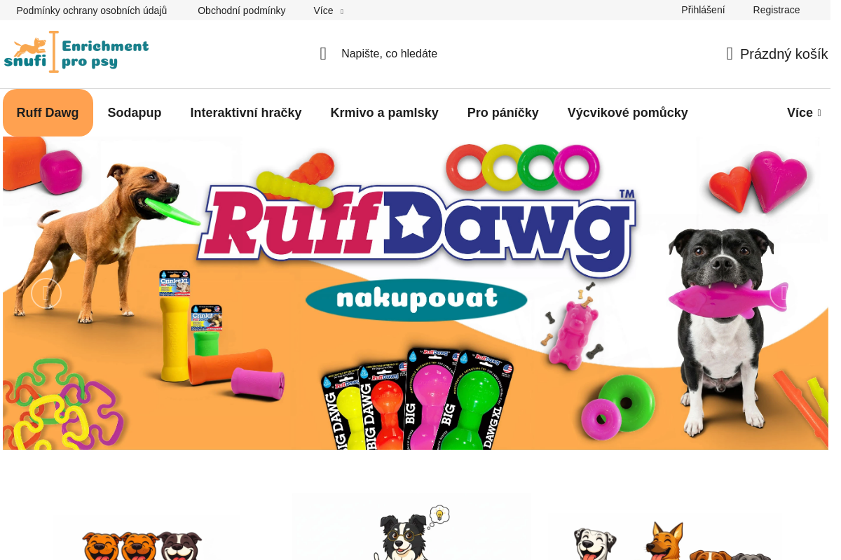 Snufi – Enrichment pro psy