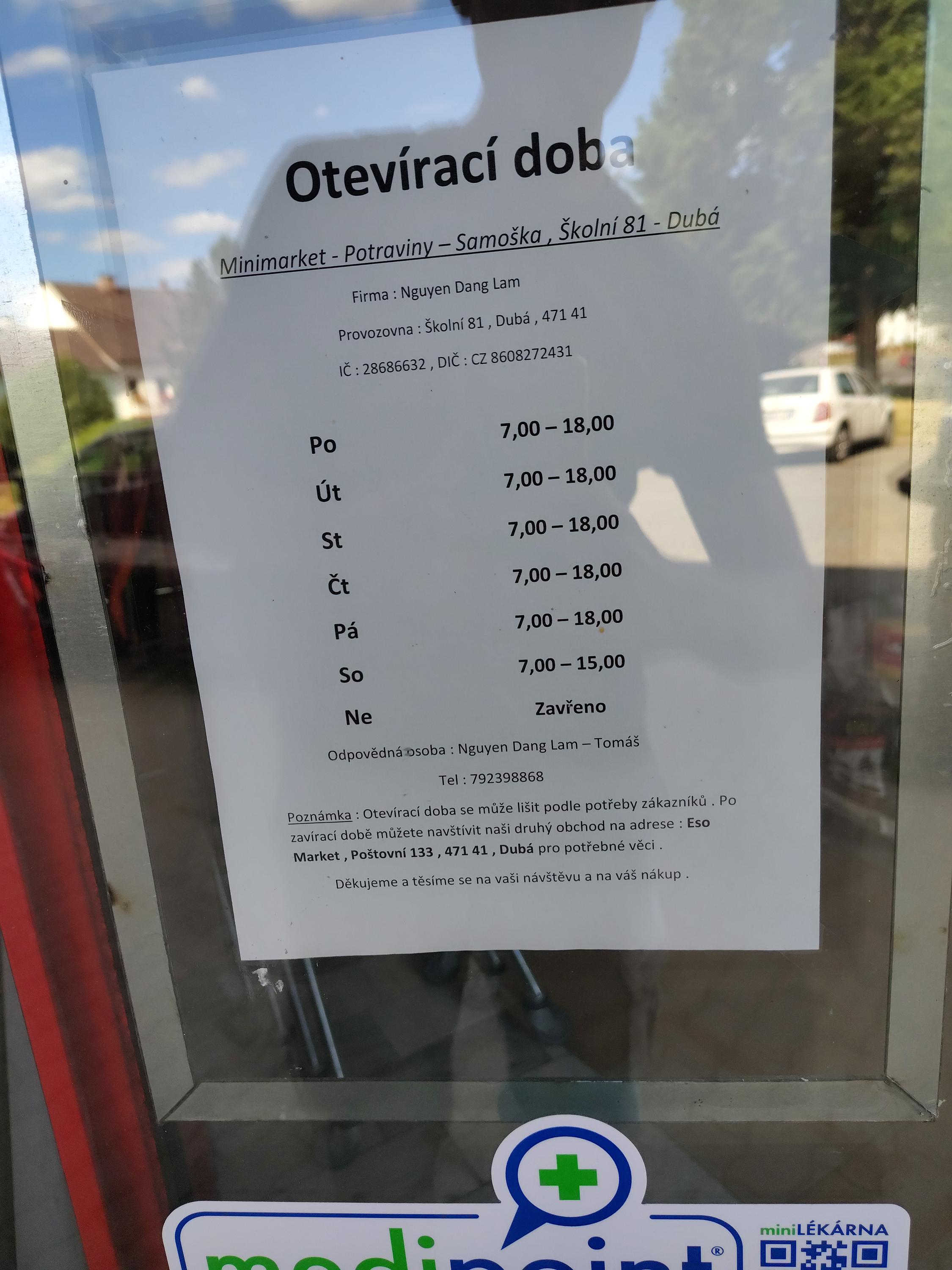 Samoobsluha Dubá foto 1