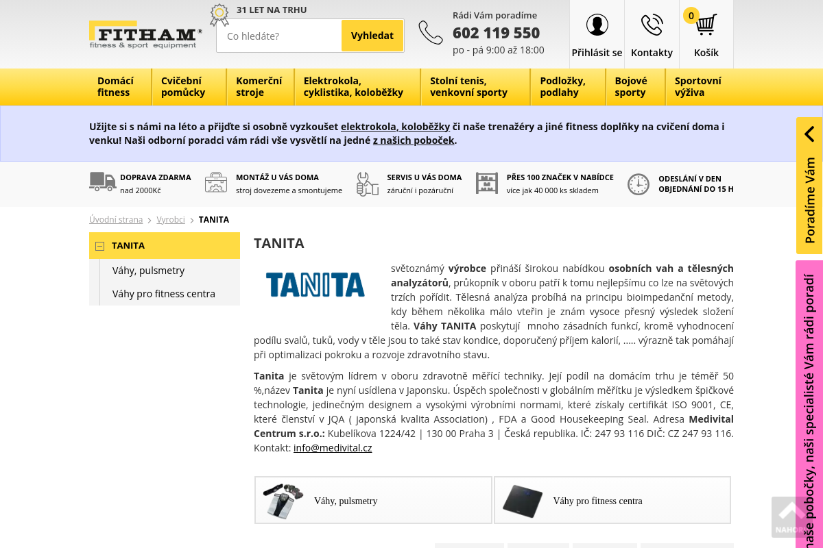 Tanita-eshop.cz