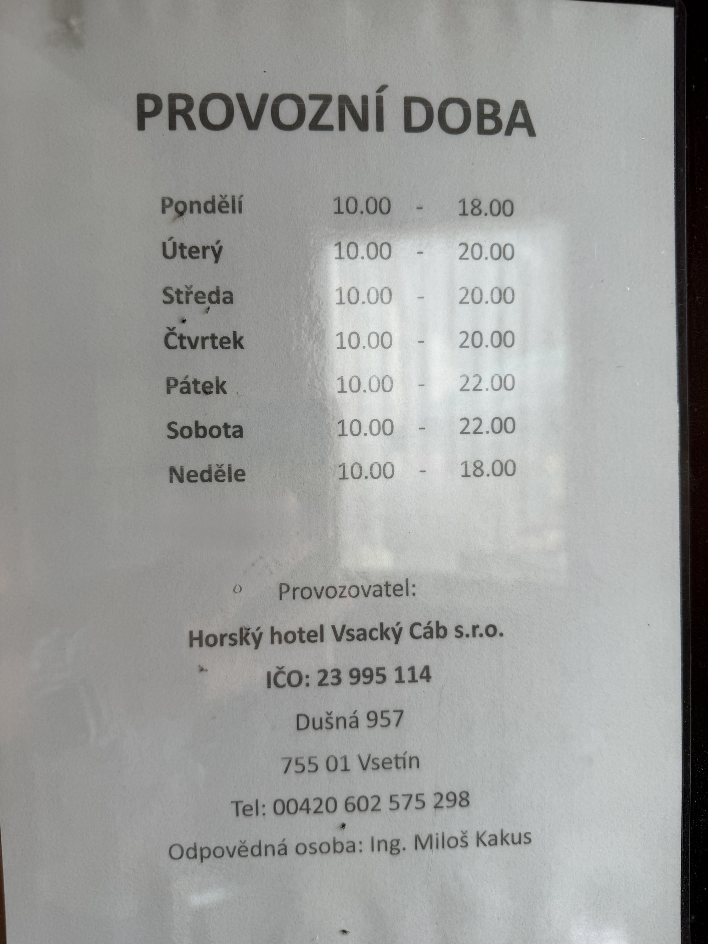 Restaurant Vsacký Cáb