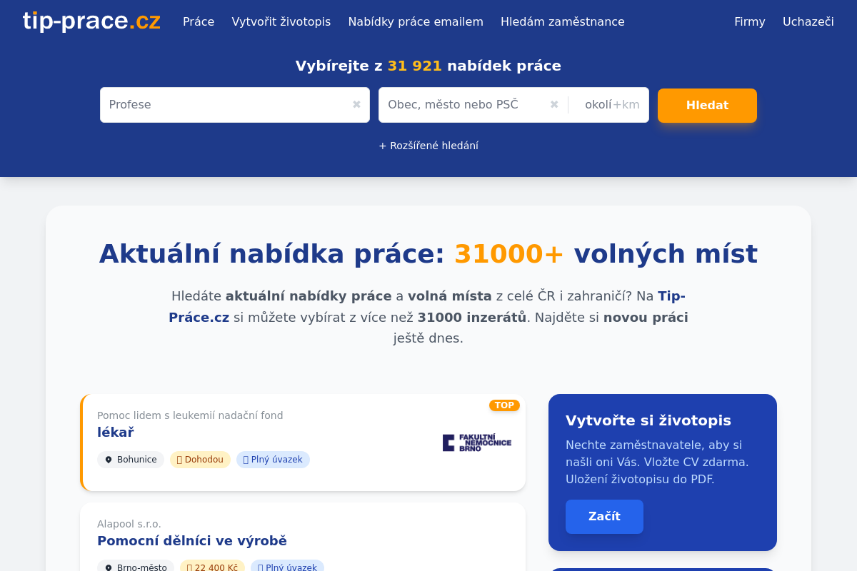 TIP-PRACE.cz