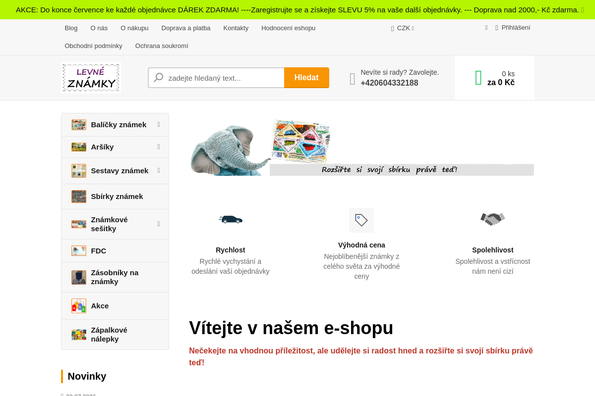 Levneznamky.cz