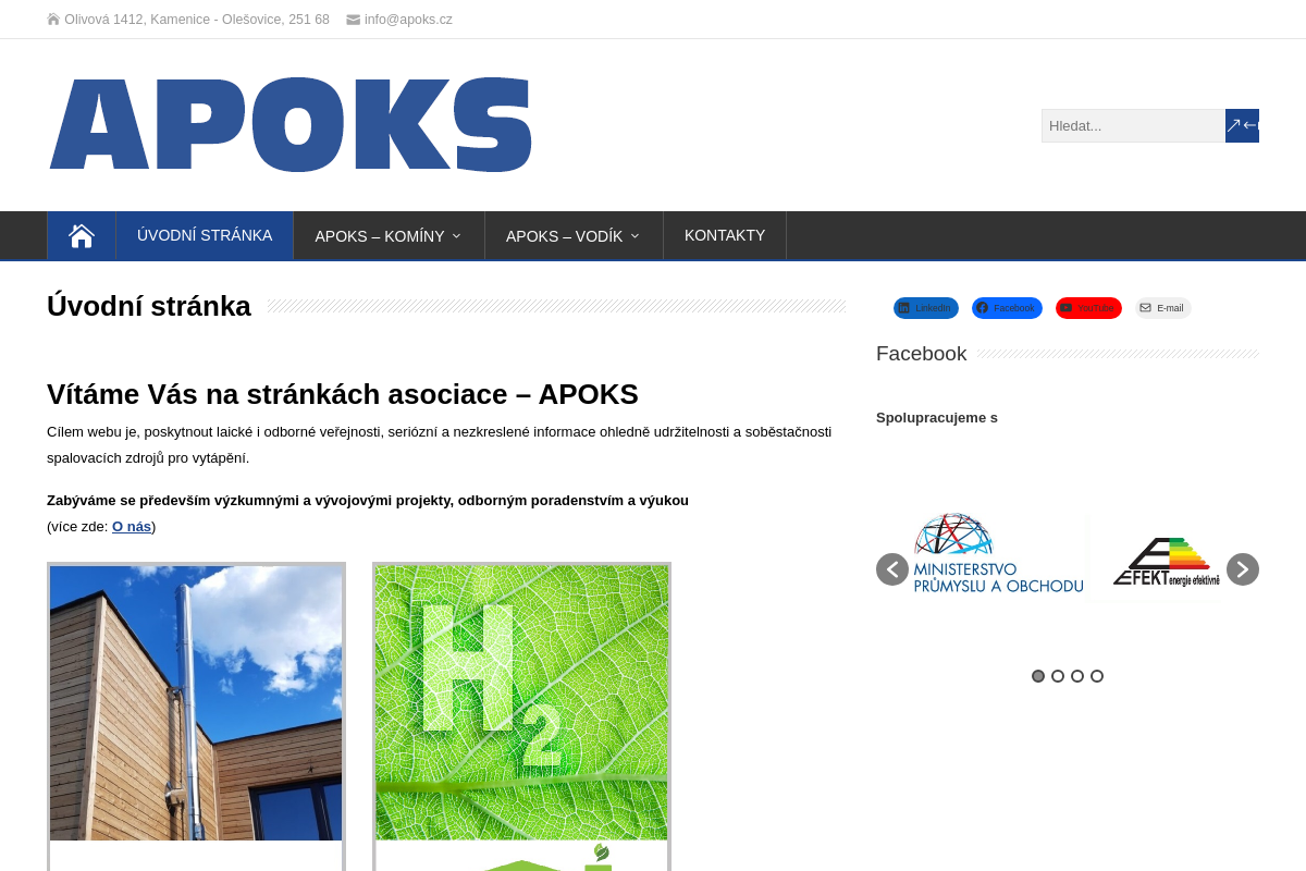 APOKS – asociace pro optimalizaci komínů a spalování