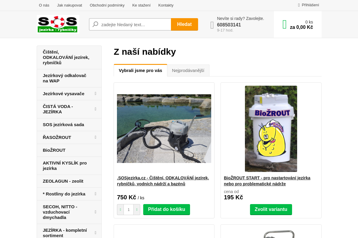 SOSjezirka.cz