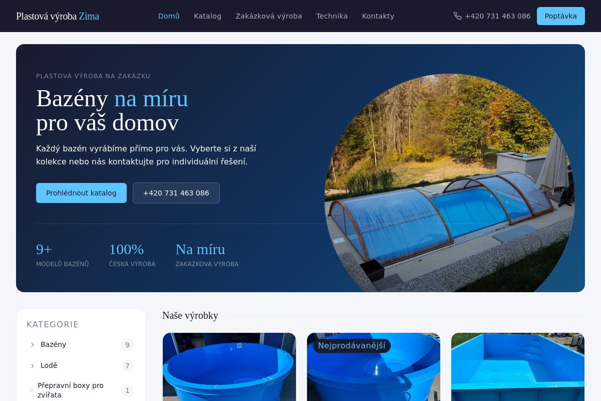 Plastová výroba Zima