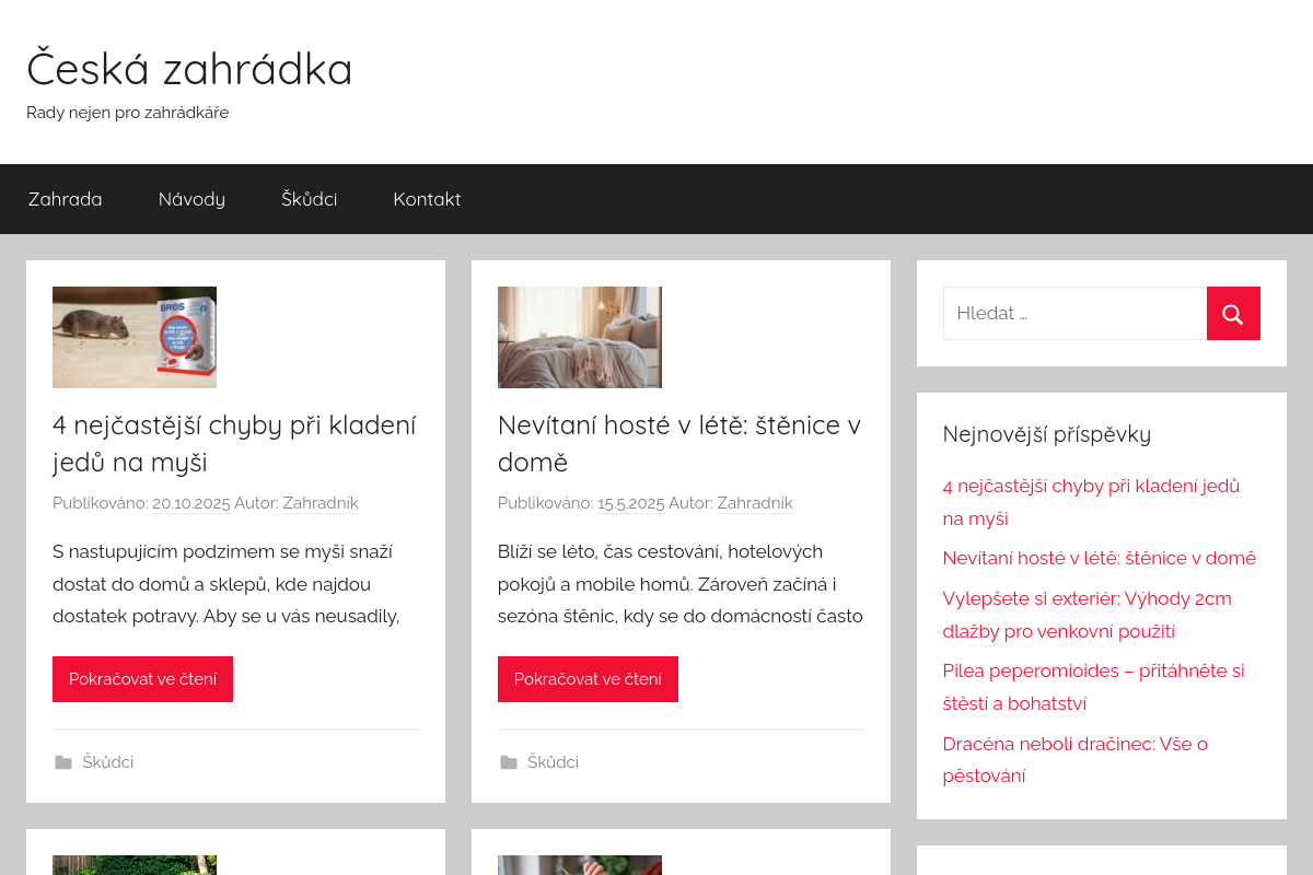 Česká zahrádka