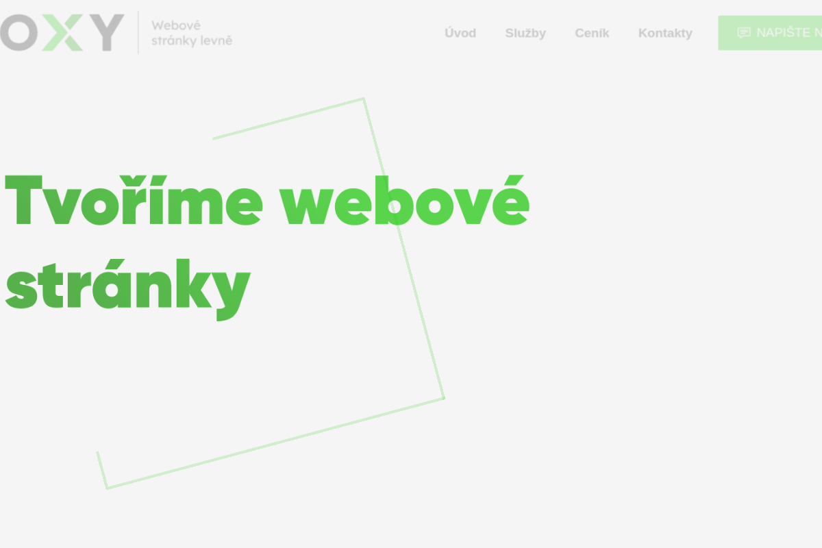 DOXY - Webové stránky levně