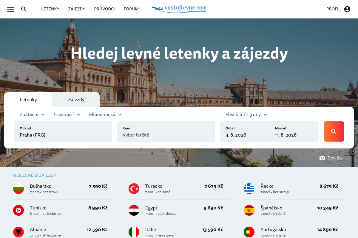 Cestujlevne.com