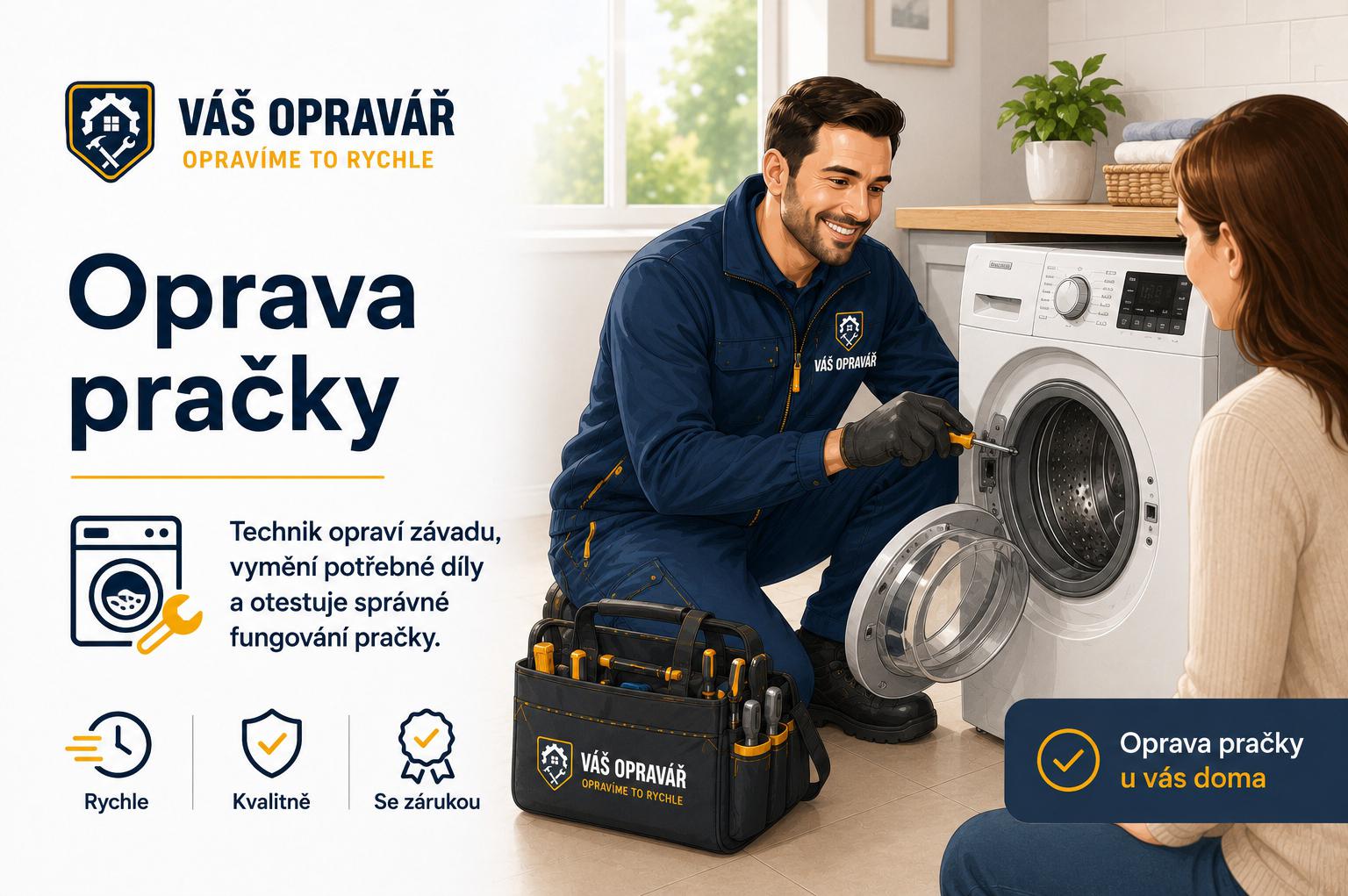 Oprava praček v Praze