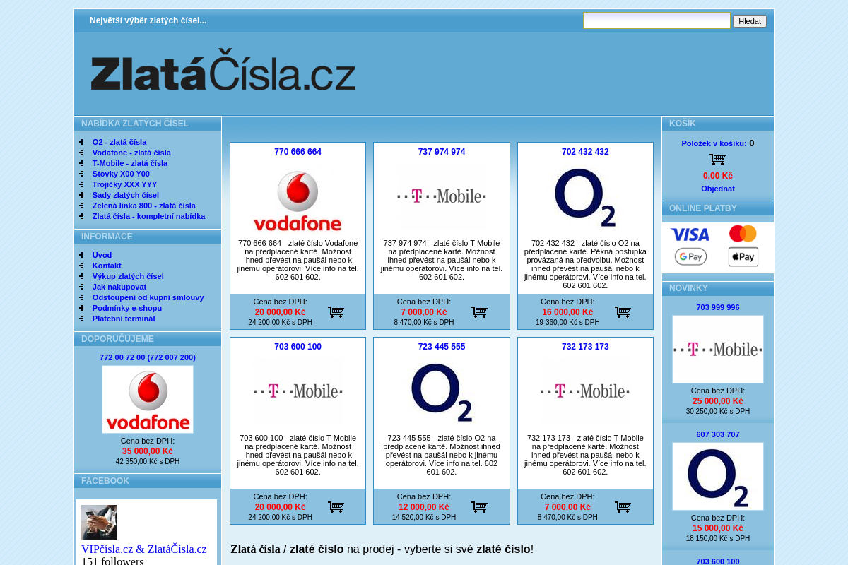 ZlatáČísla.cz