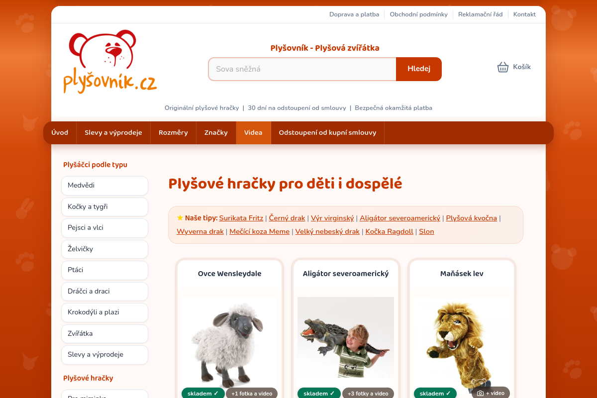 Plyšovník.cz