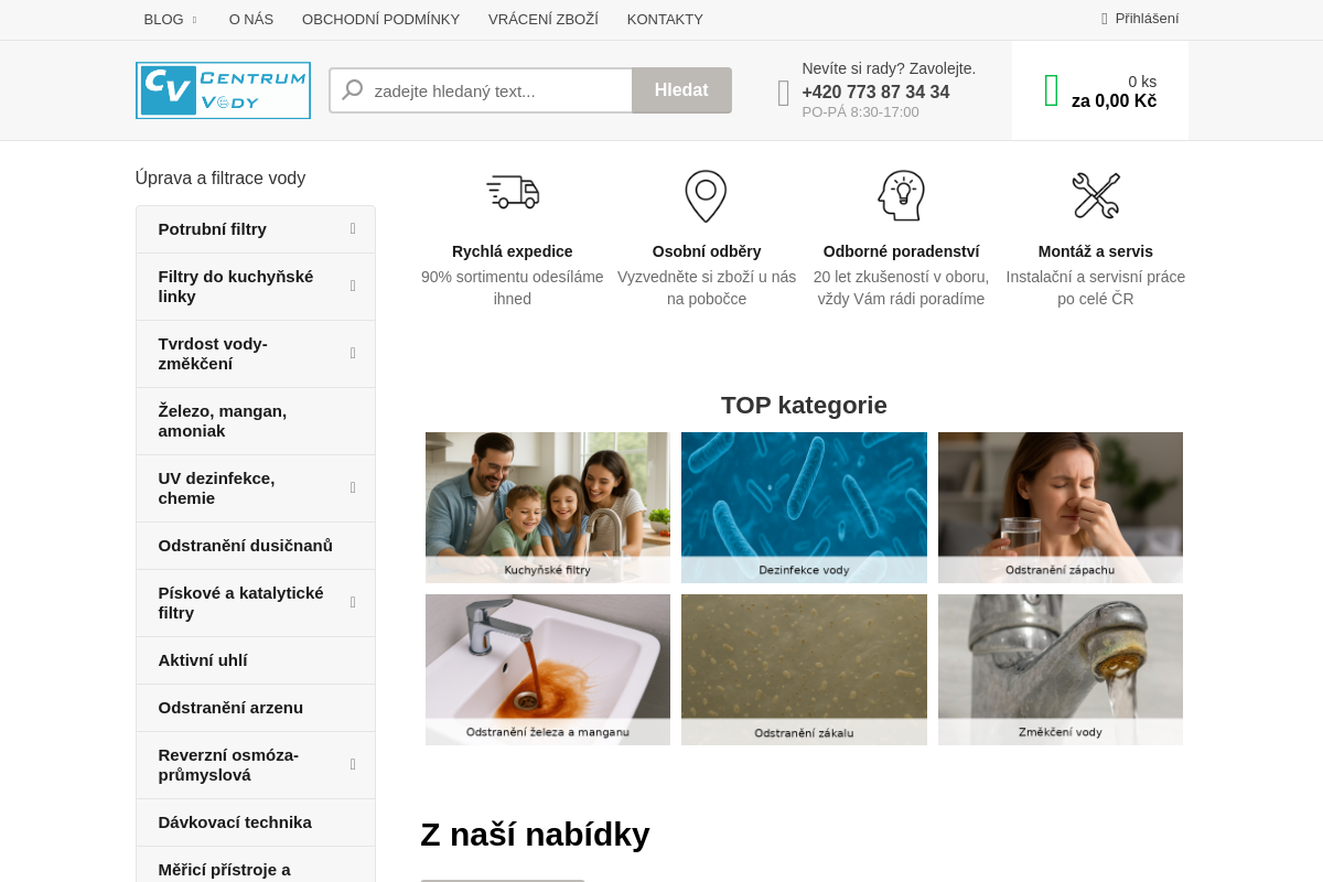 Centrumvody-filtrace.cz