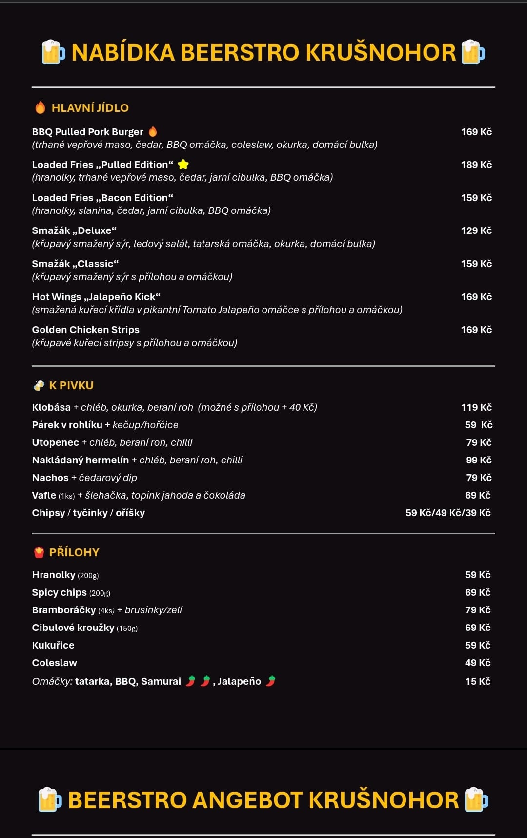 Beerstro Pivovar Krušnohor