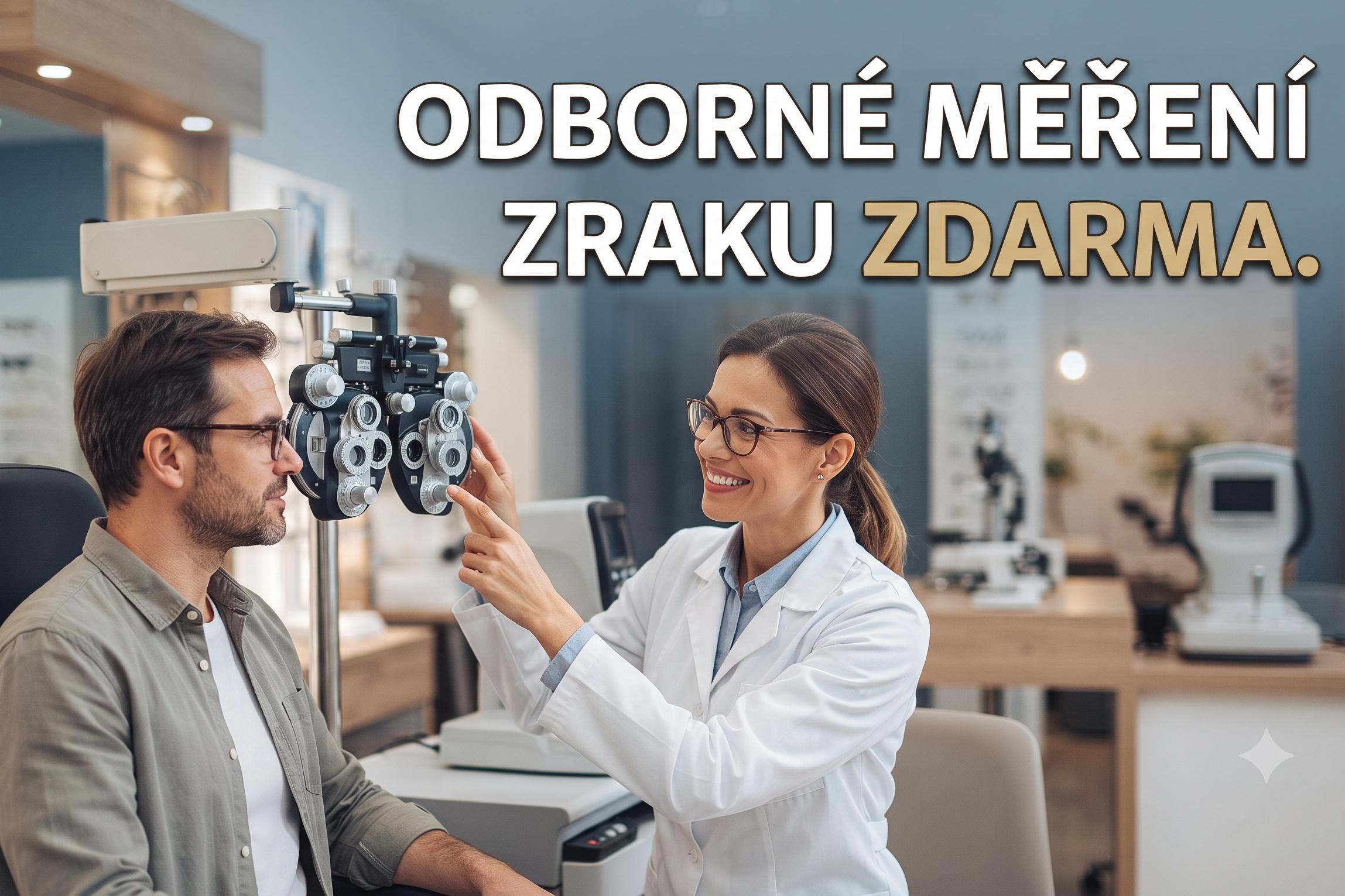 AKCE ČERVENEC: Odborné měření zraku zdarma