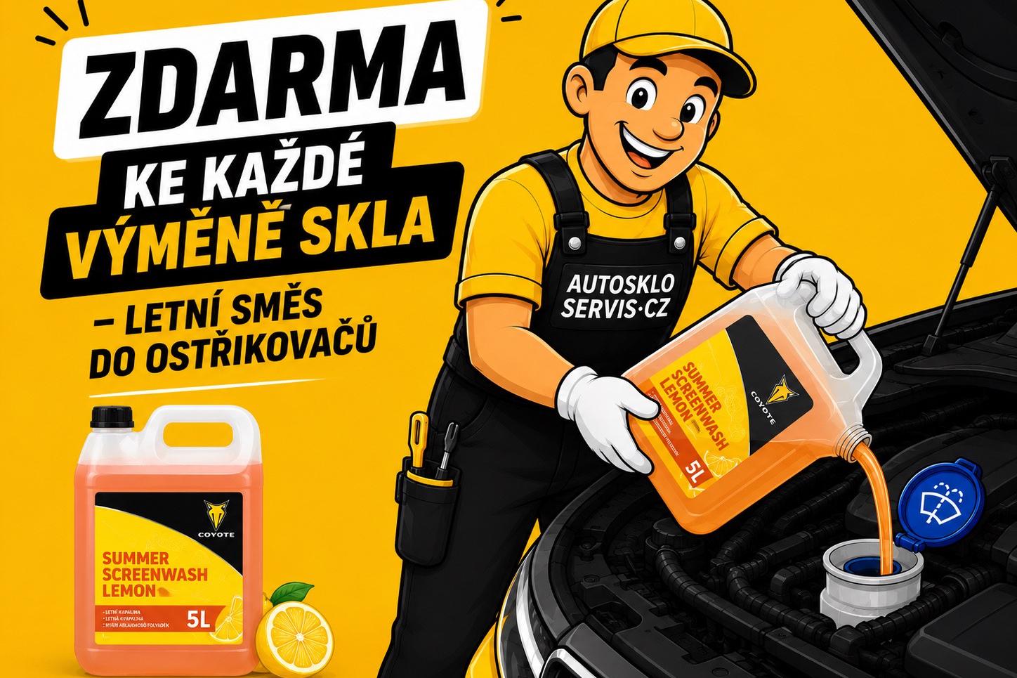 DÁREK KE KAŽDÉ VÝMĚNĚ ČELNÍHO SKLA!