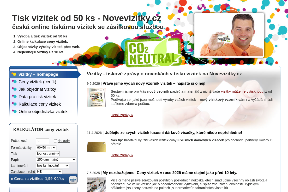 Novevizitky.cz
