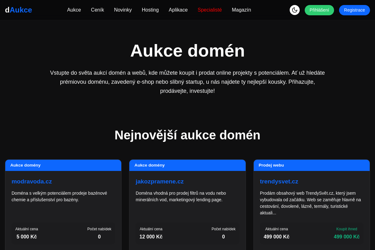 dAukce.cz
