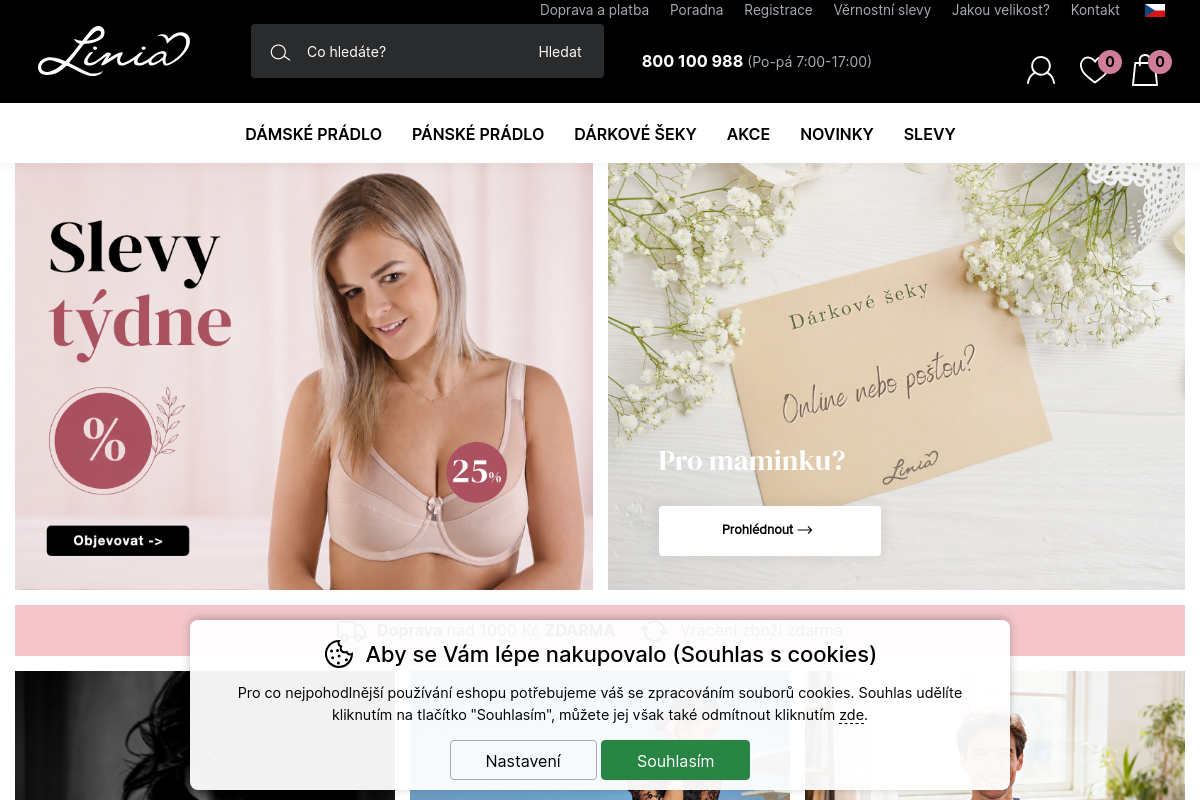 Linia – spodní prádlo
