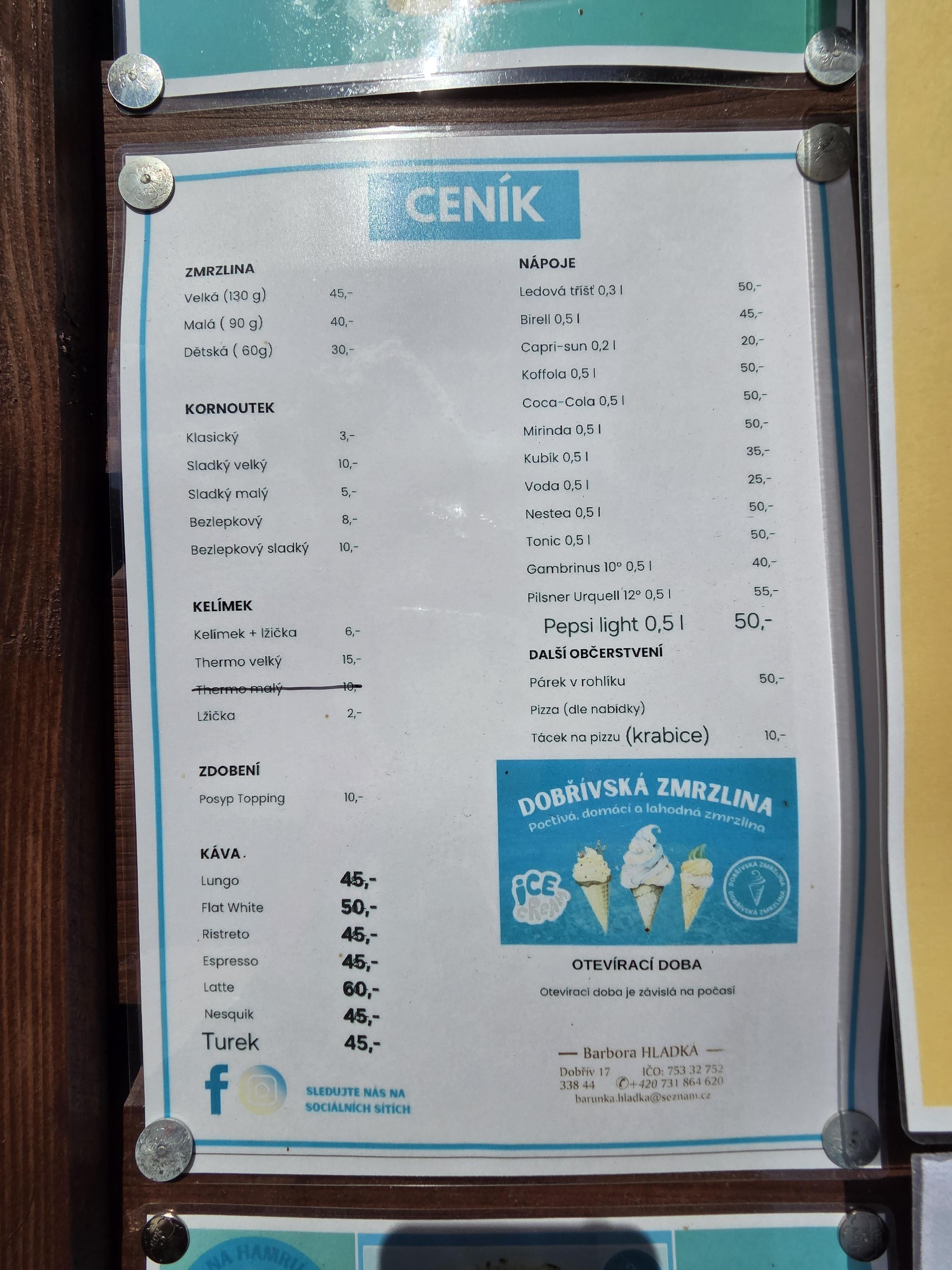 Dobřívská zmrzlina foto 2