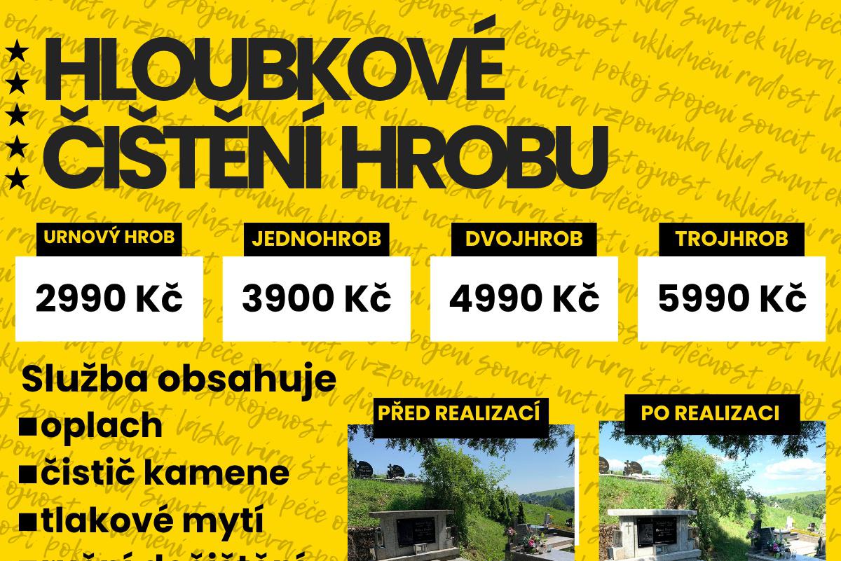 Hloubkové čištění hrobu