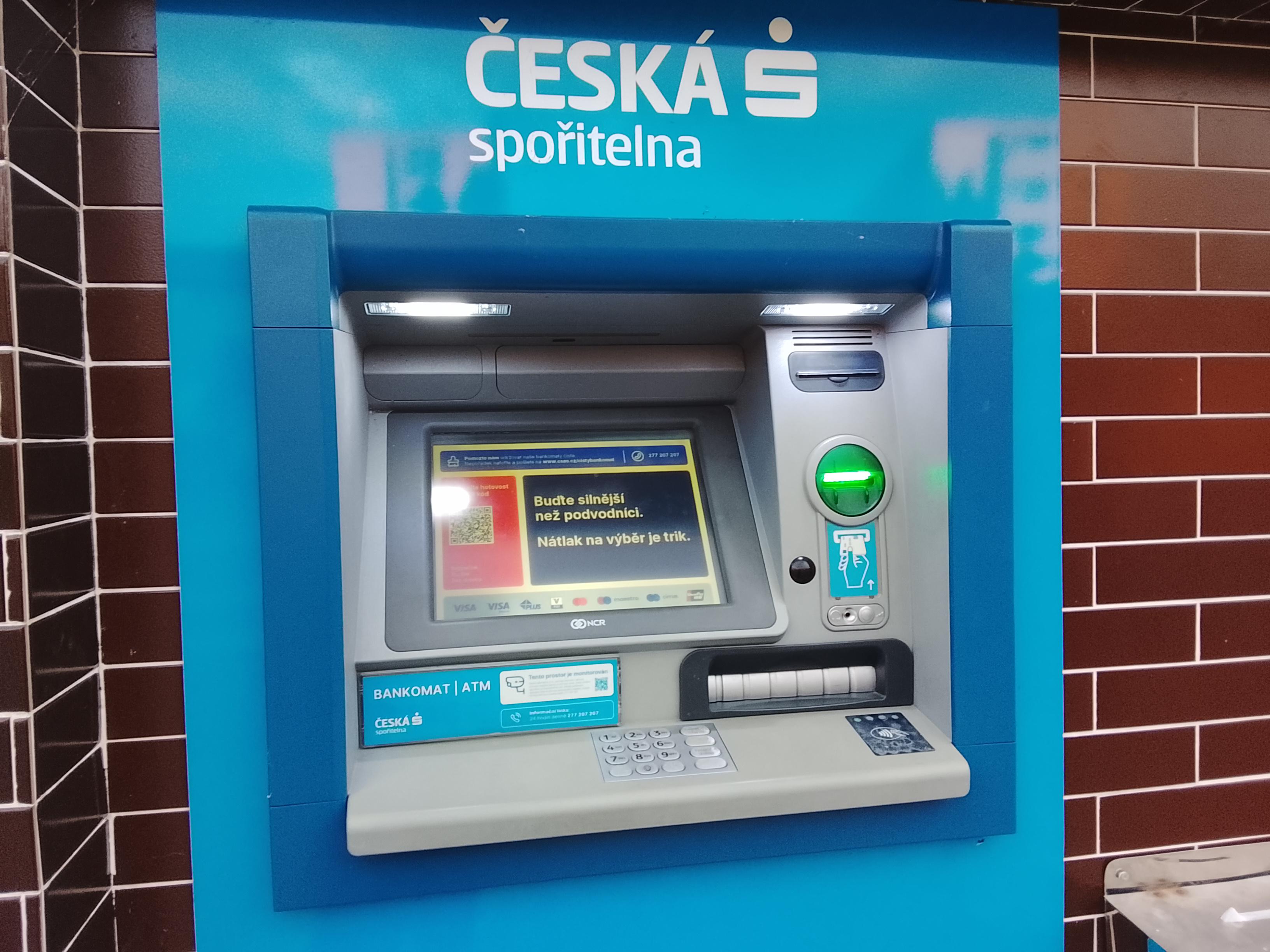 Bankomat České spořitelny foto 2