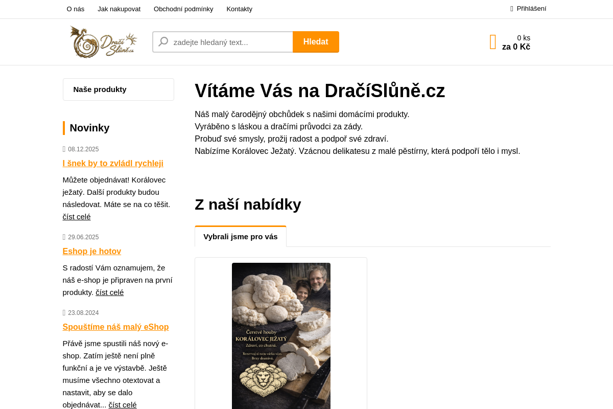 DračíSlůně.cz - Prodej Korálovce ježatého