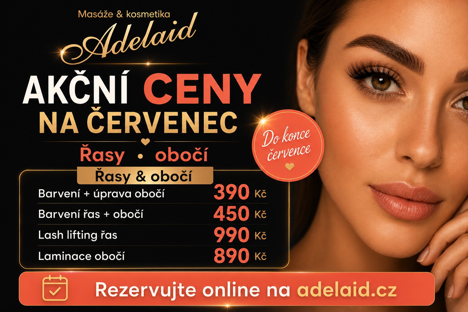 Červencové akční ceny na kosmetiku