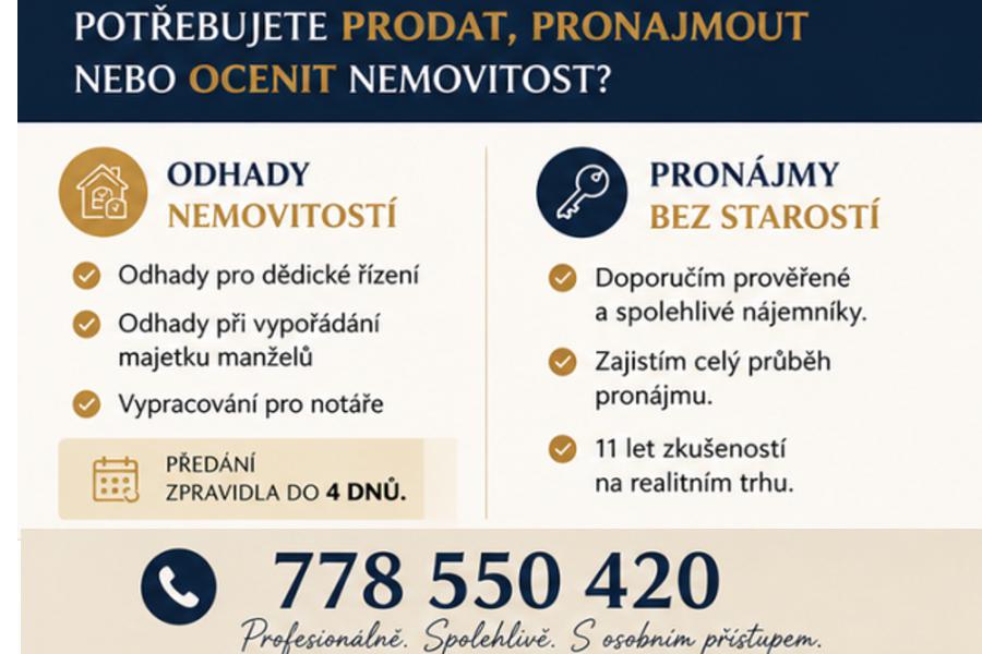 Doporučím vám nájemníky pro byt i dům