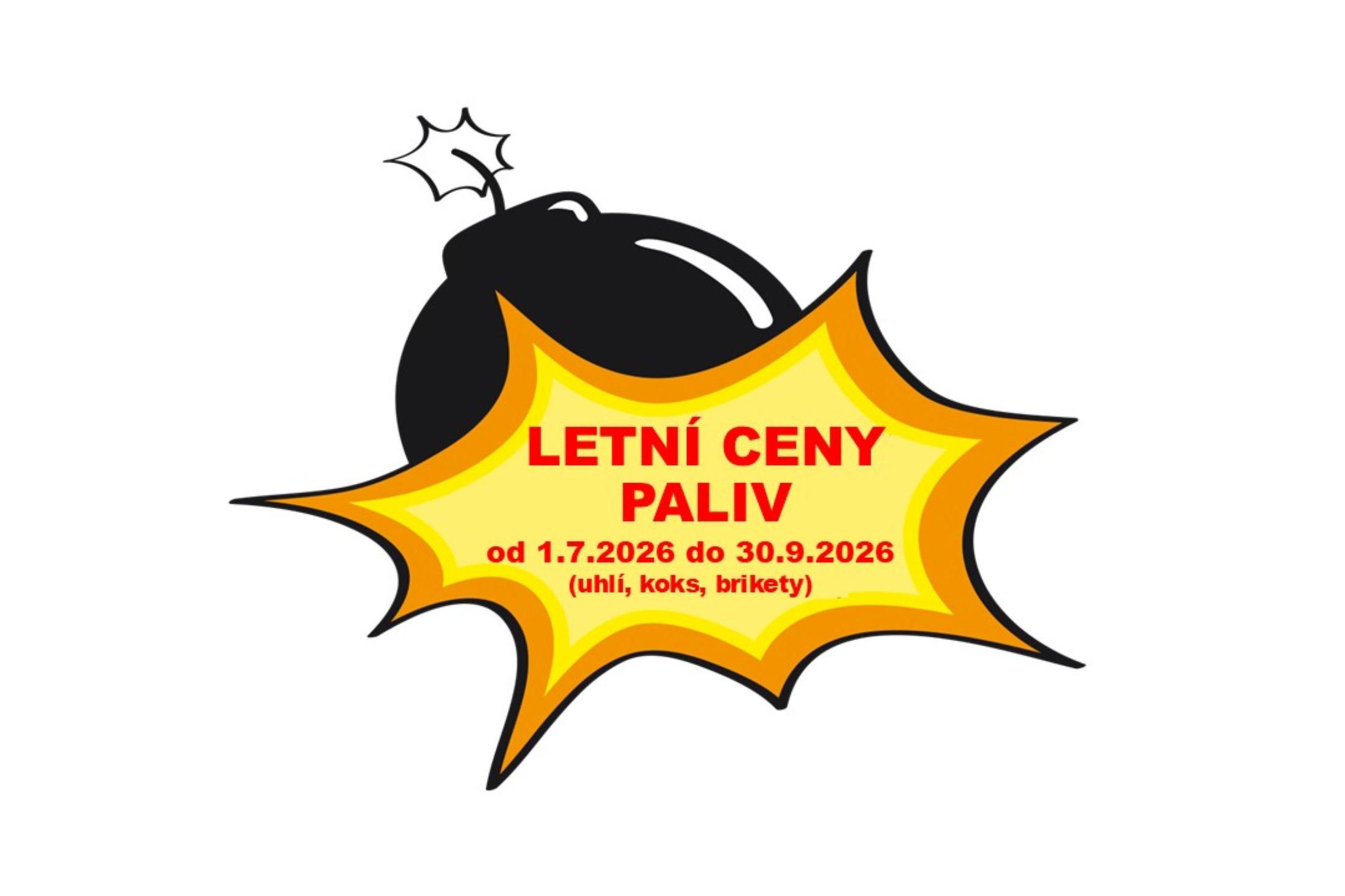 Letní ceny paliv od 1.7. do 30.9.2026 !!!