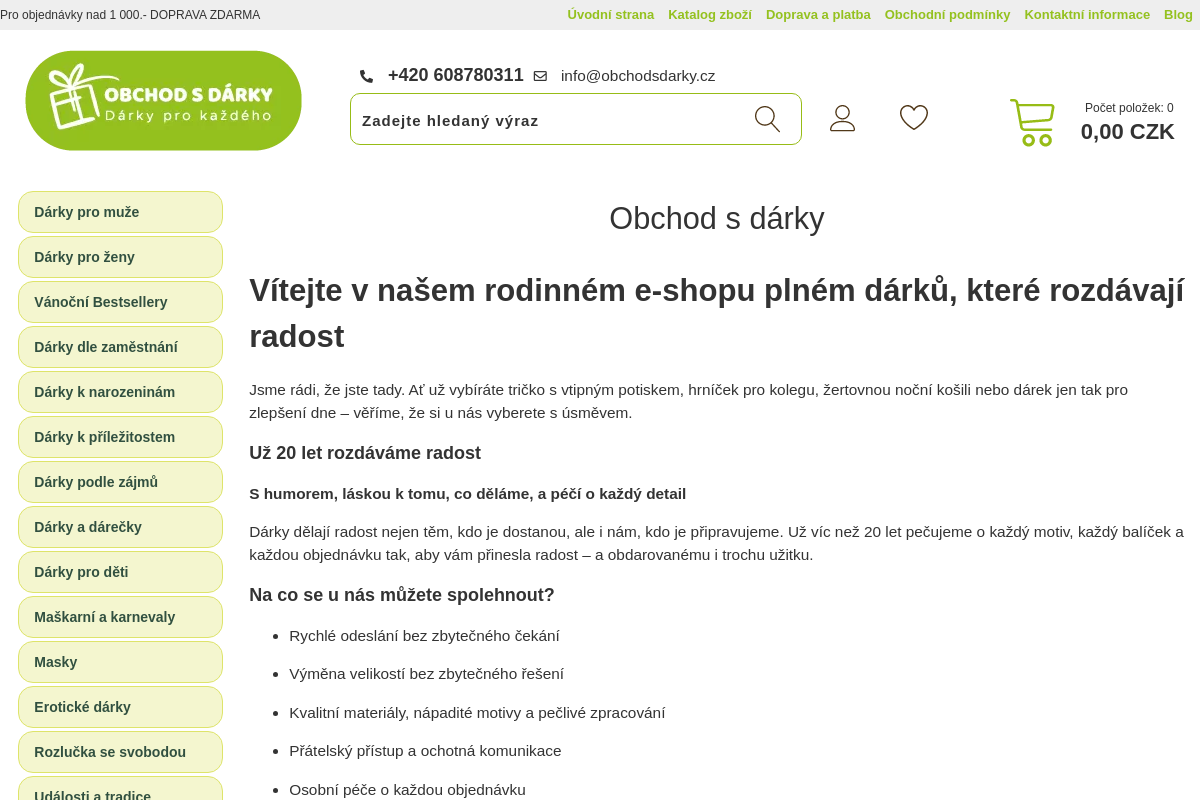 Obchod s dárky