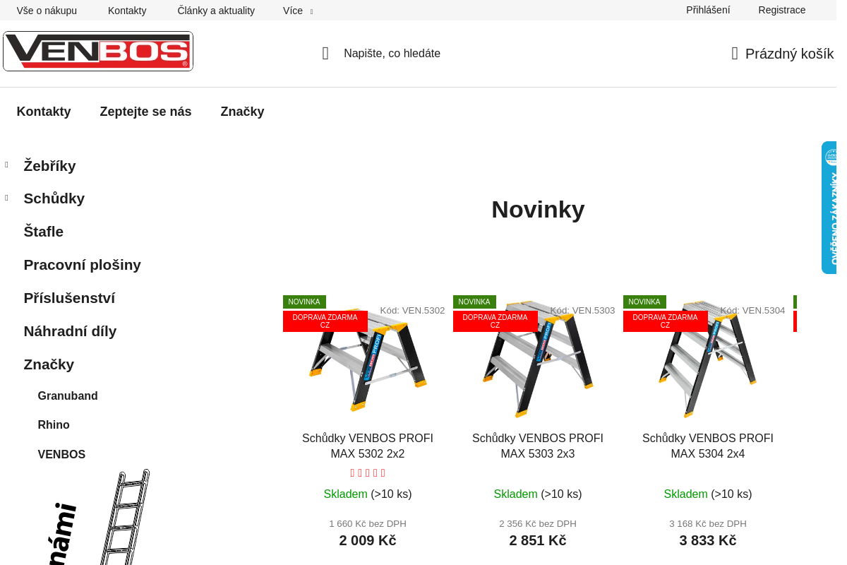 Zebriky-venbos.cz
