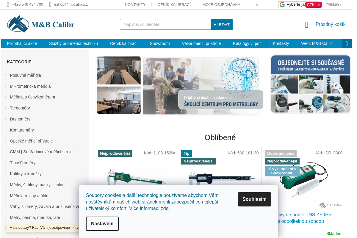 M & B Calibr - Eshop.mbcalibr.cz