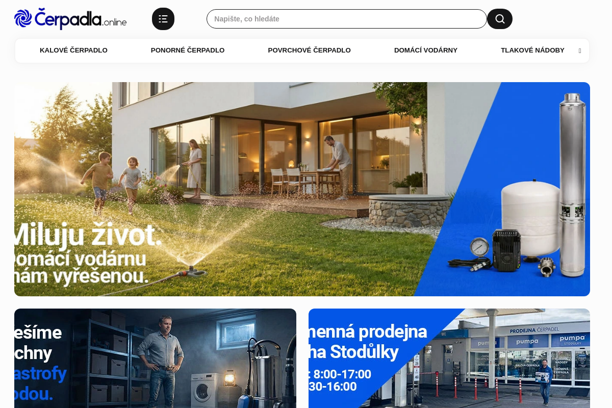 Čerpadla.online - e-shop