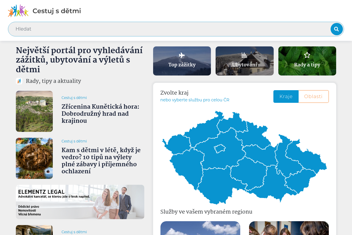 Cestuj s dětmi