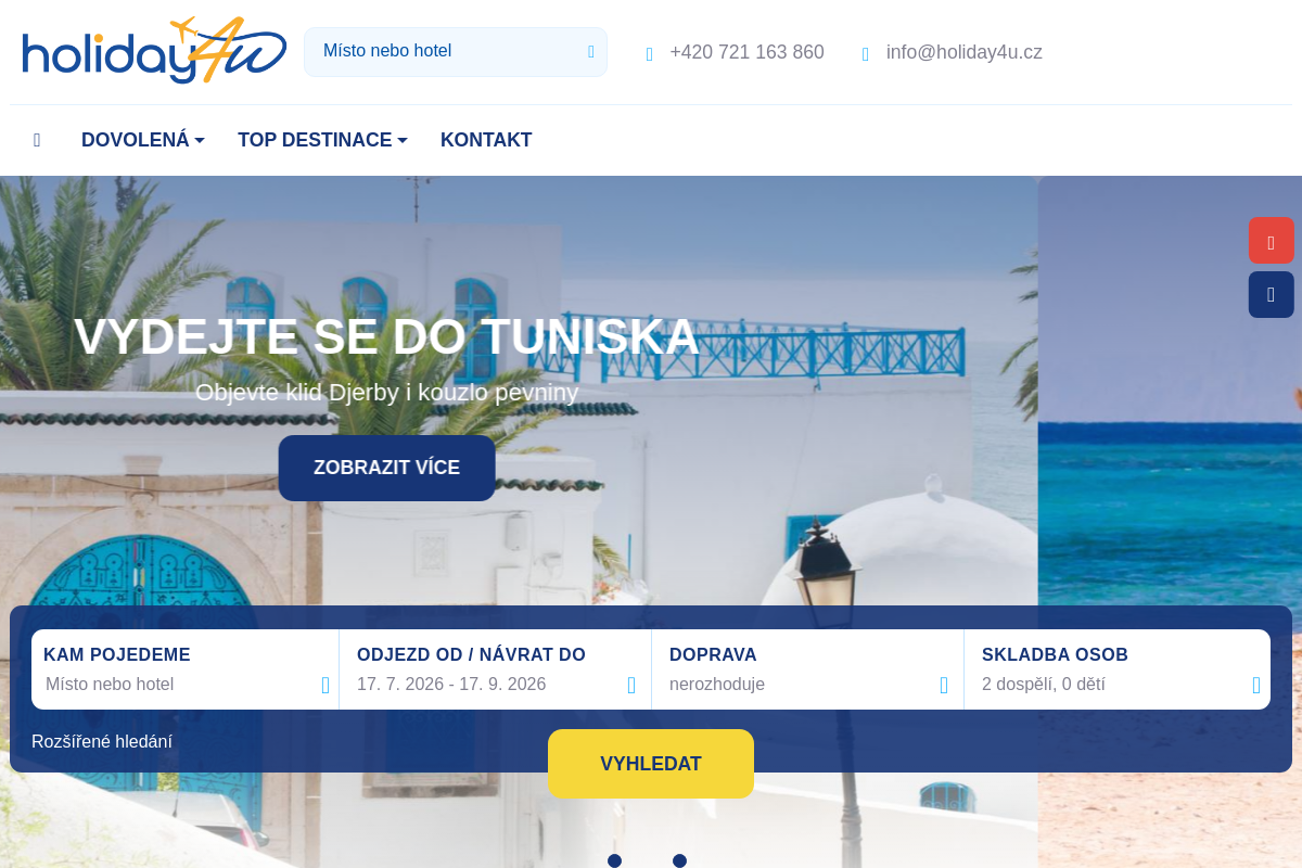 Cestovní agentura Holiday4u