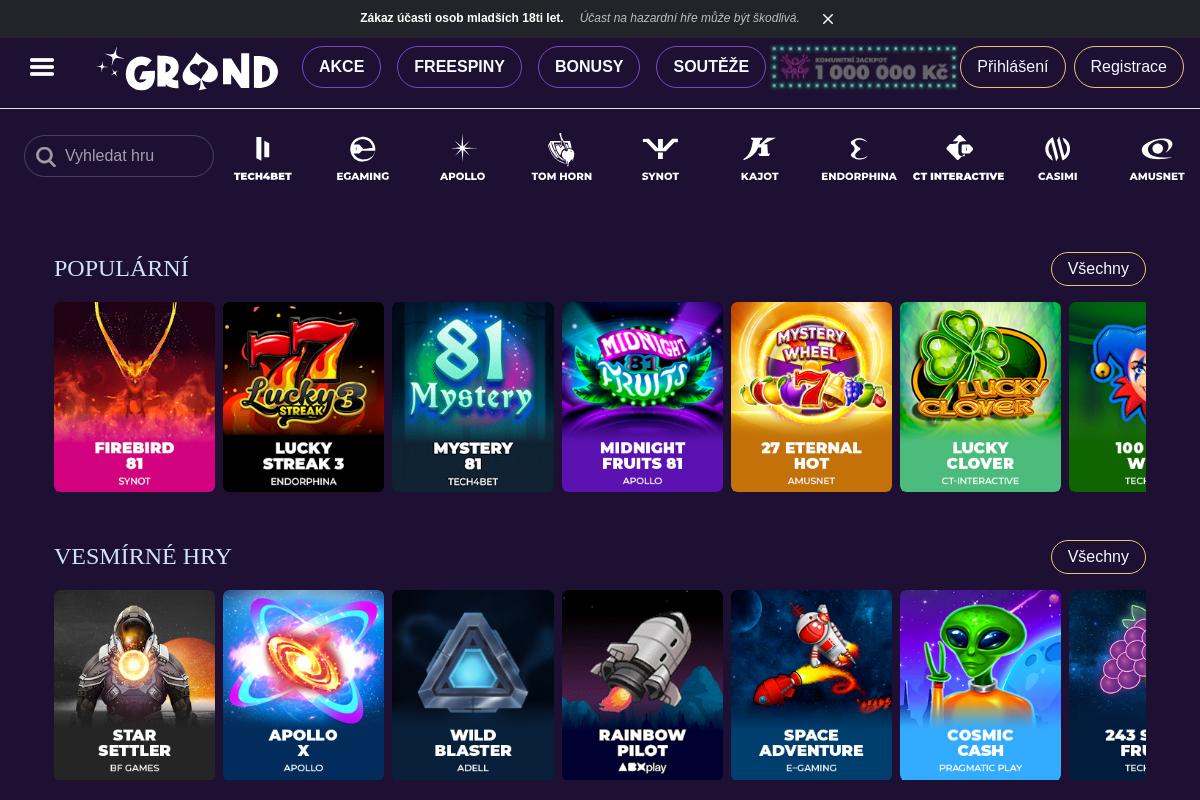 Grandwin.cz Online Casino