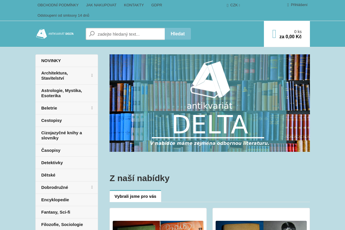 Antikvariat-delta.cz