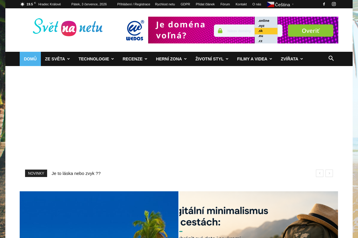 Svět na netu