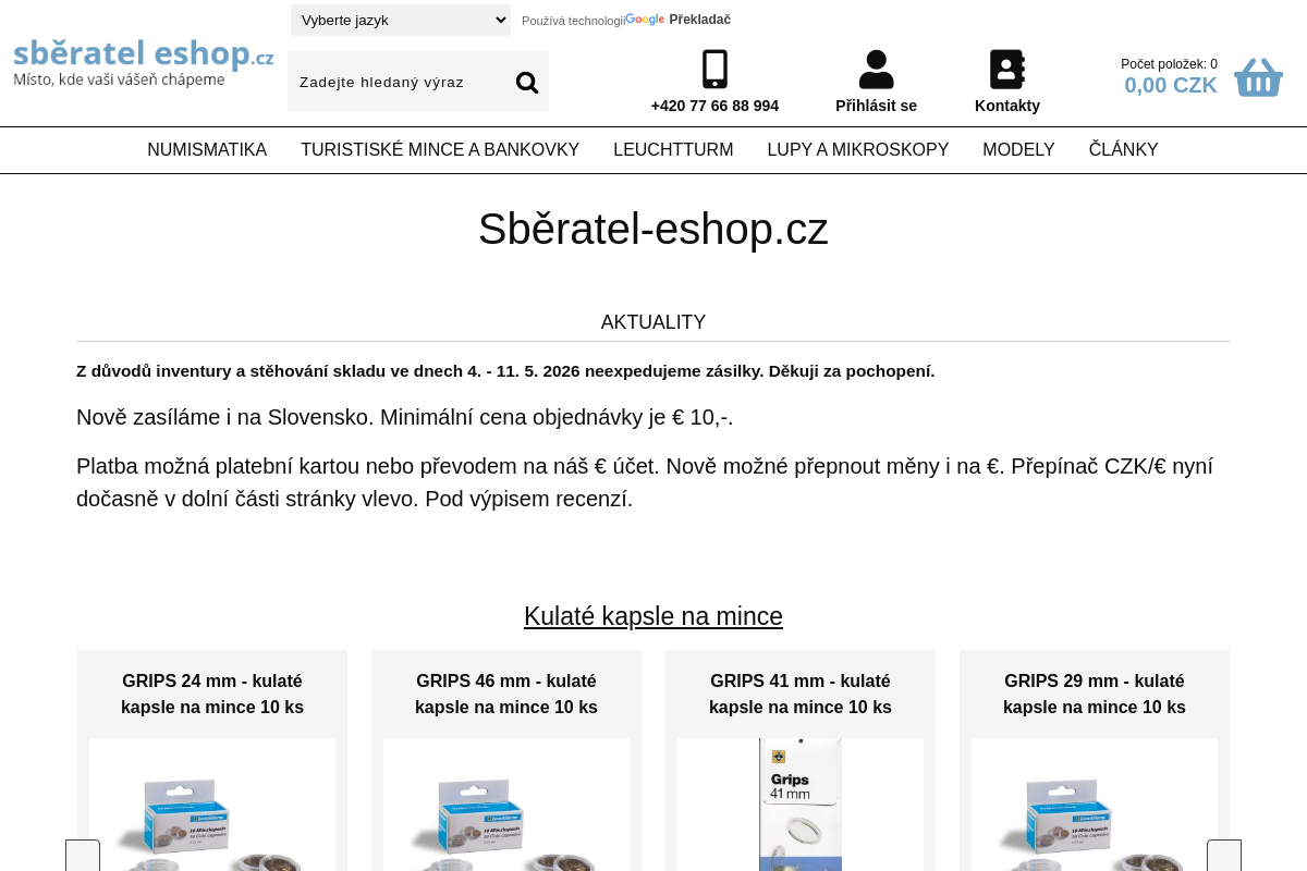 Sberatel-eshop.cz
