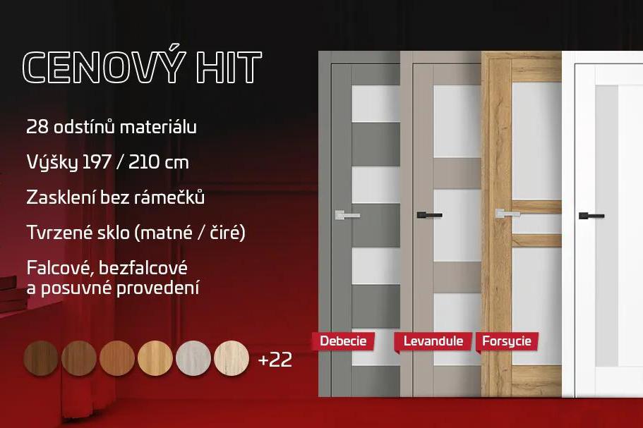 Cenový HIT - Dveře za zvýhodněnou cenou