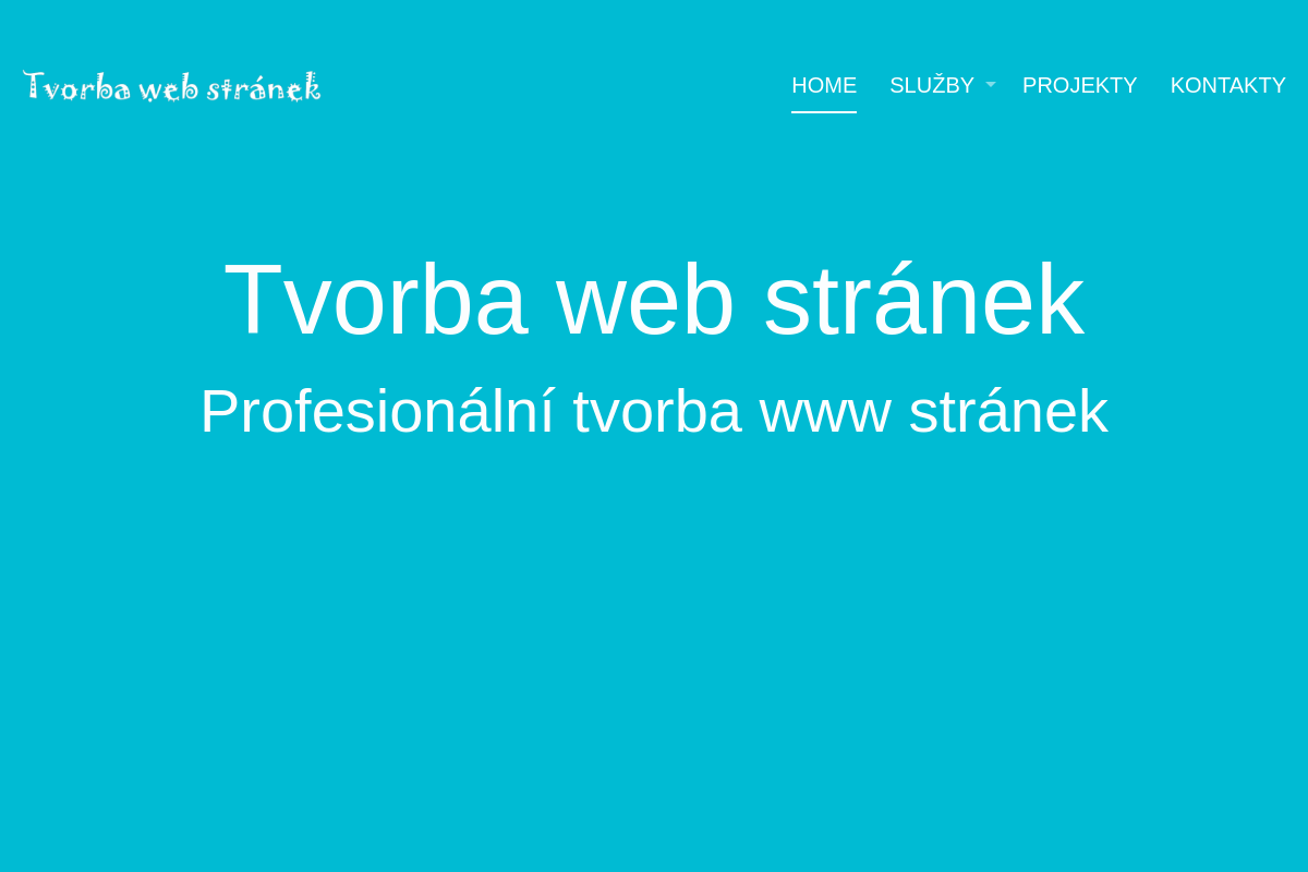 Tvorba web stránek Václav Jesenský