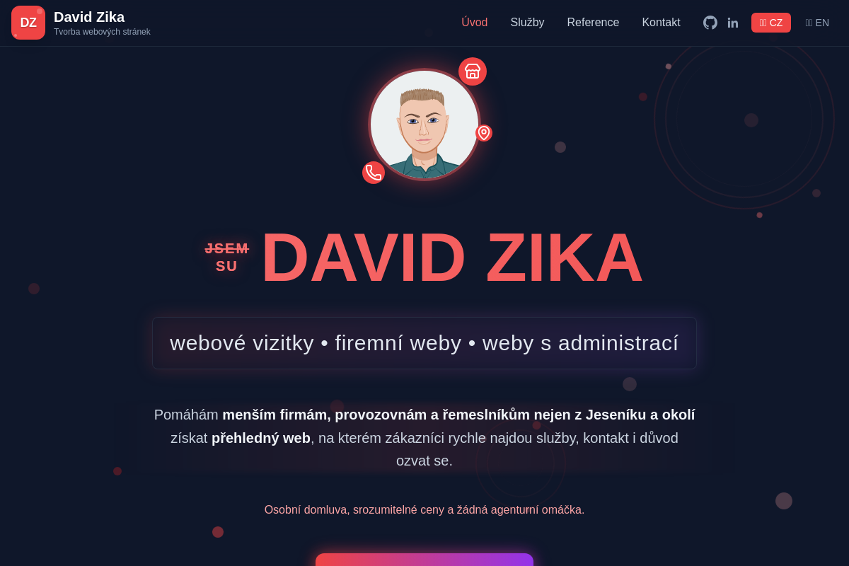 David Zika | Tvorba webových stránek