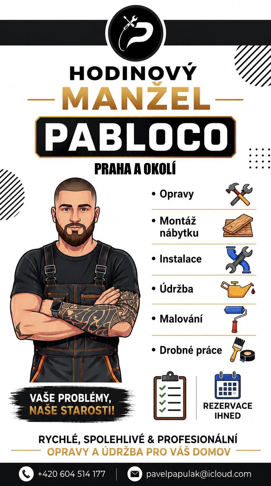 Hodinový Manžel Pabloco foto 4