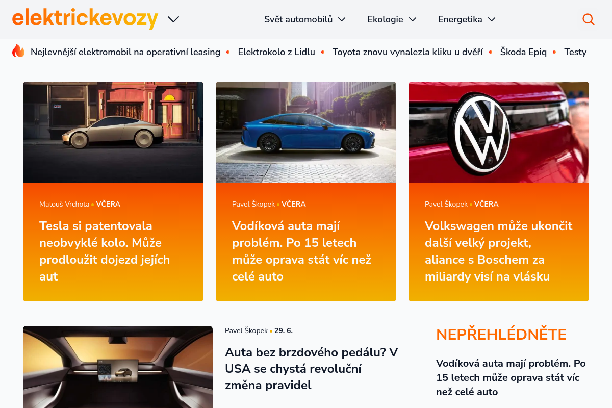 Elektrickevozy.cz