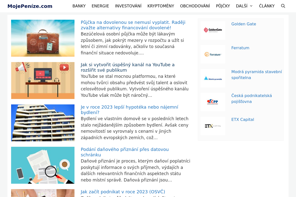MojePeníze.com